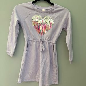 Lavender long sleeve dress right now